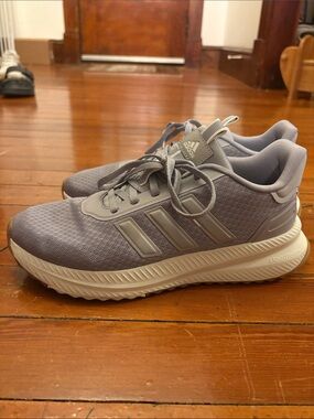 adidas Cloudfoam Running Shoes - Light Grey and Off-White